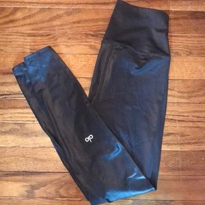 ALO Yoga Grey Shine Leggings